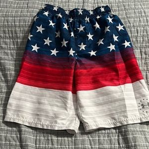Boys Under Armour swim trunks
